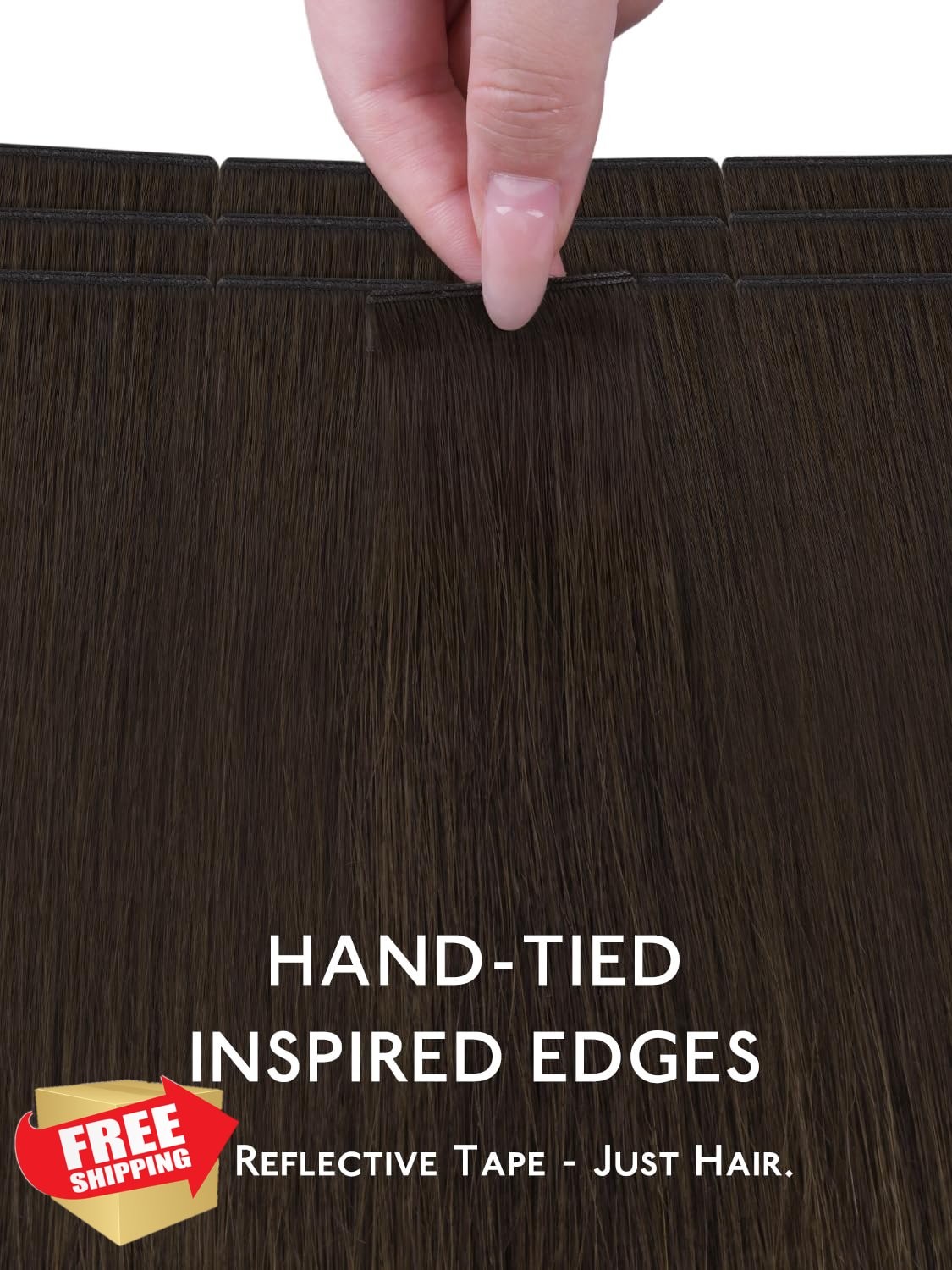 Wennalife Light Dark Brown Genius 22in tape