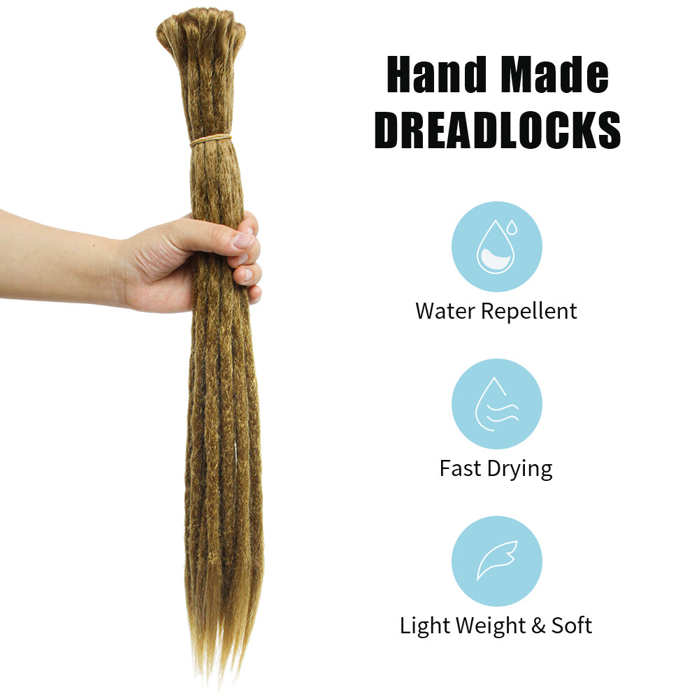 1PCS 20″ Handmade Dreadlocks SE Dreads Hip Hop Locks Synthetic Dreads Extensions