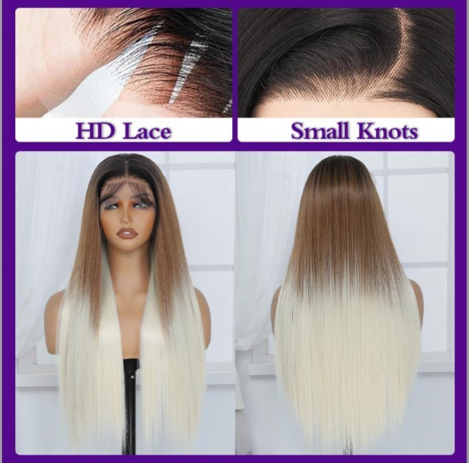 26″ Lace Front Ombre Wig