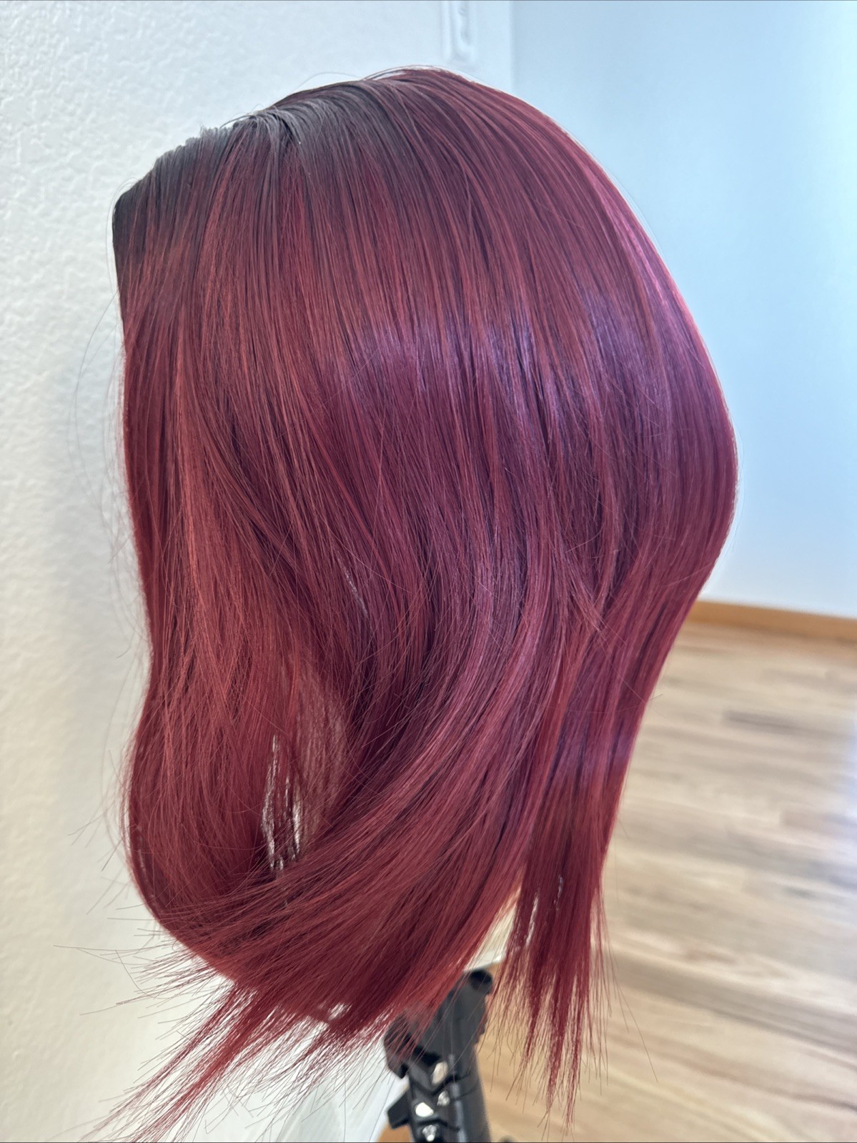 Aisi Lace Straigh Cut Auburn/pink Lace Front Wig Standard 118/39a 12”72