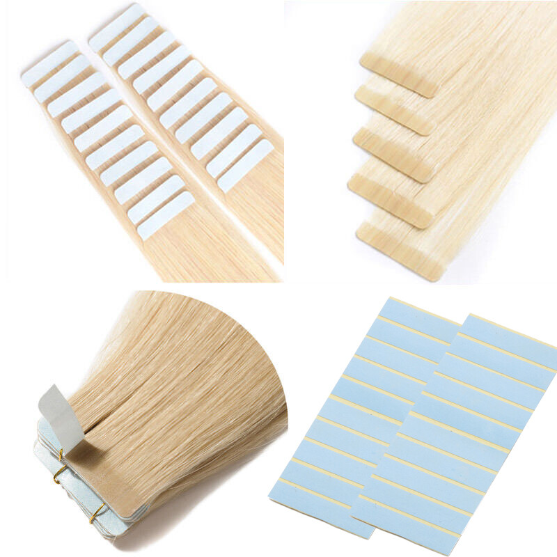 10-100pcs Double Sided Adhesive Tape For Tape in On Human Hair Extensions Weft