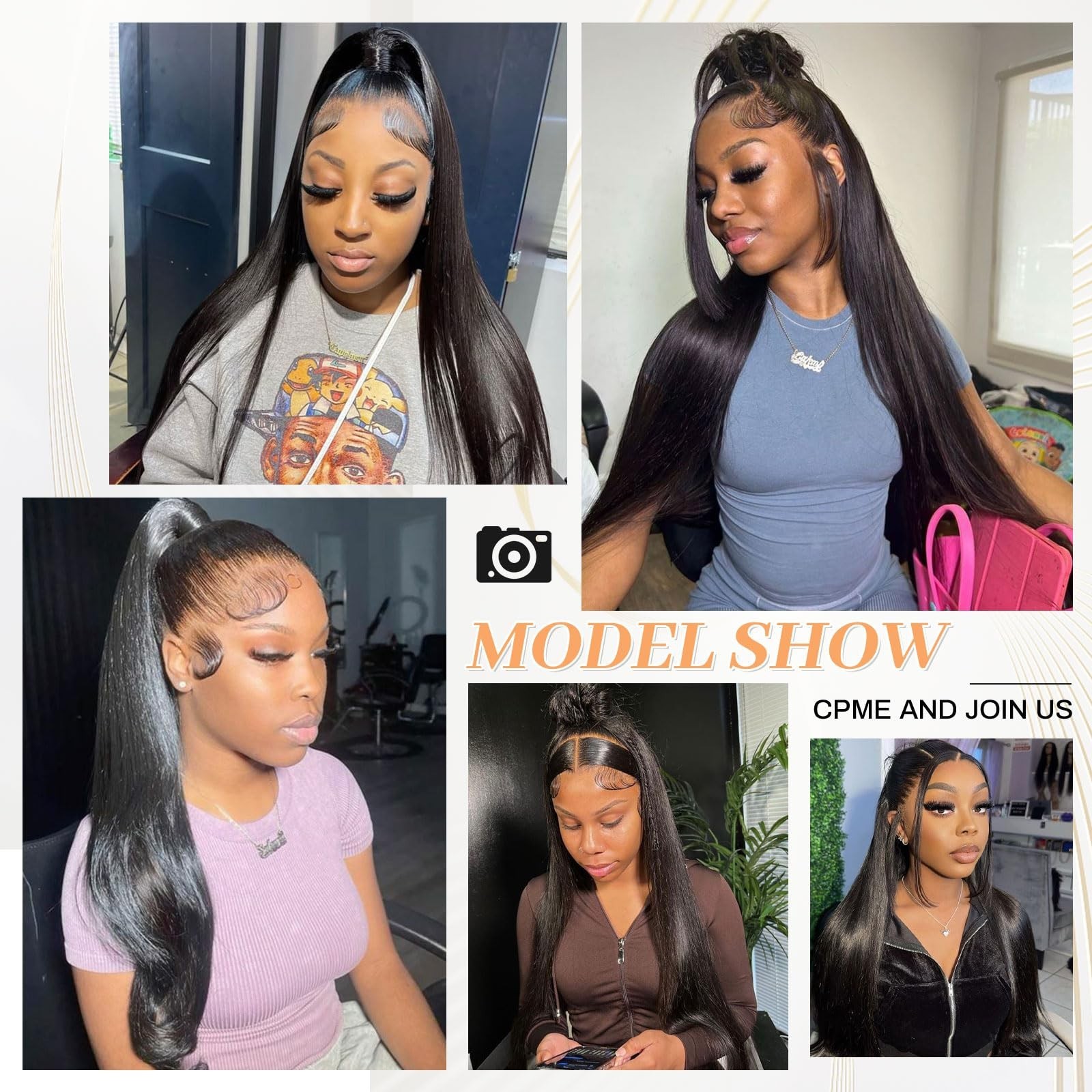 360 Lace Frontal Closure 14 Inch Straight Ear To Ear Frontal HD Lac… Fast Ship