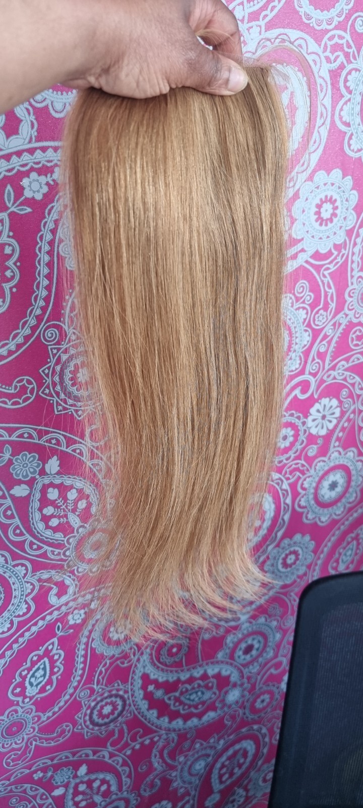 18″BRAZILIAN VIRGIN HAIR STRAIGHT 5X5 WIDER SILK BASE CLOSURE CHESTNUT BROWN 6##