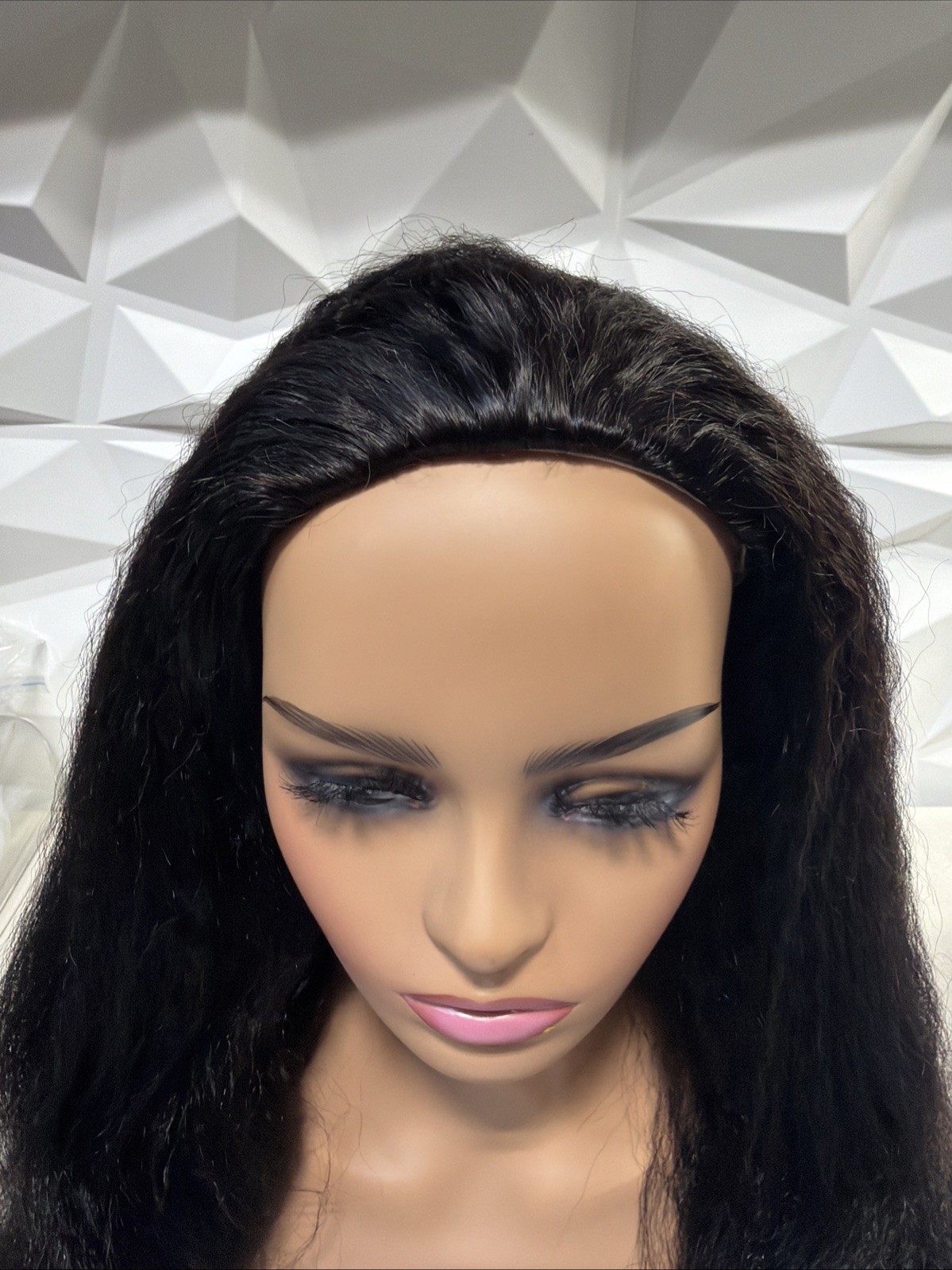 Yaki Headband 100% Human Hair Wig 24in