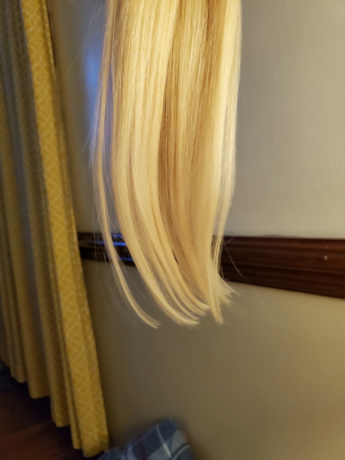 9A Light Blonde Highlighted Golden Blonde Human Hair Ext 20in, 70g 5pcs