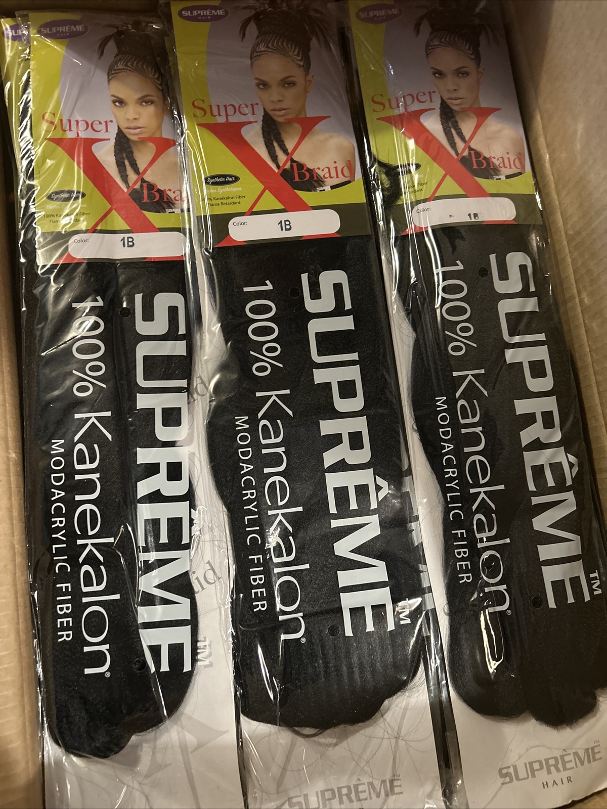 SUPER X BRAID – 100% Kanekalon Fiber Braid – 4 Pack Deal