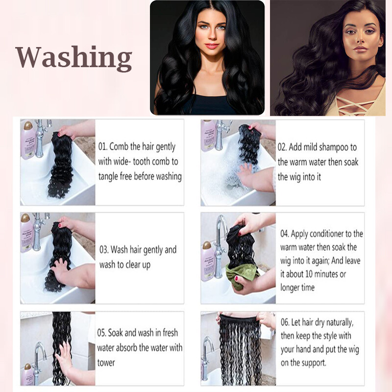 20 Inch Real AS Human Hair Bundles Body Wave 1/3/4 Weft Thick Extensions Natural