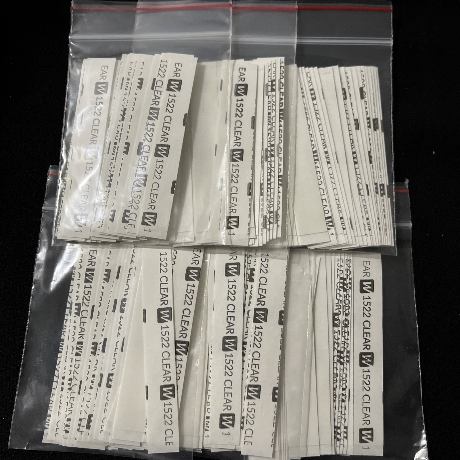 Walker 3M 1522 Hairpiece Tape 216 Pc1/2″ X 3 Straight 6 Pack Poly Wig Toupee-New