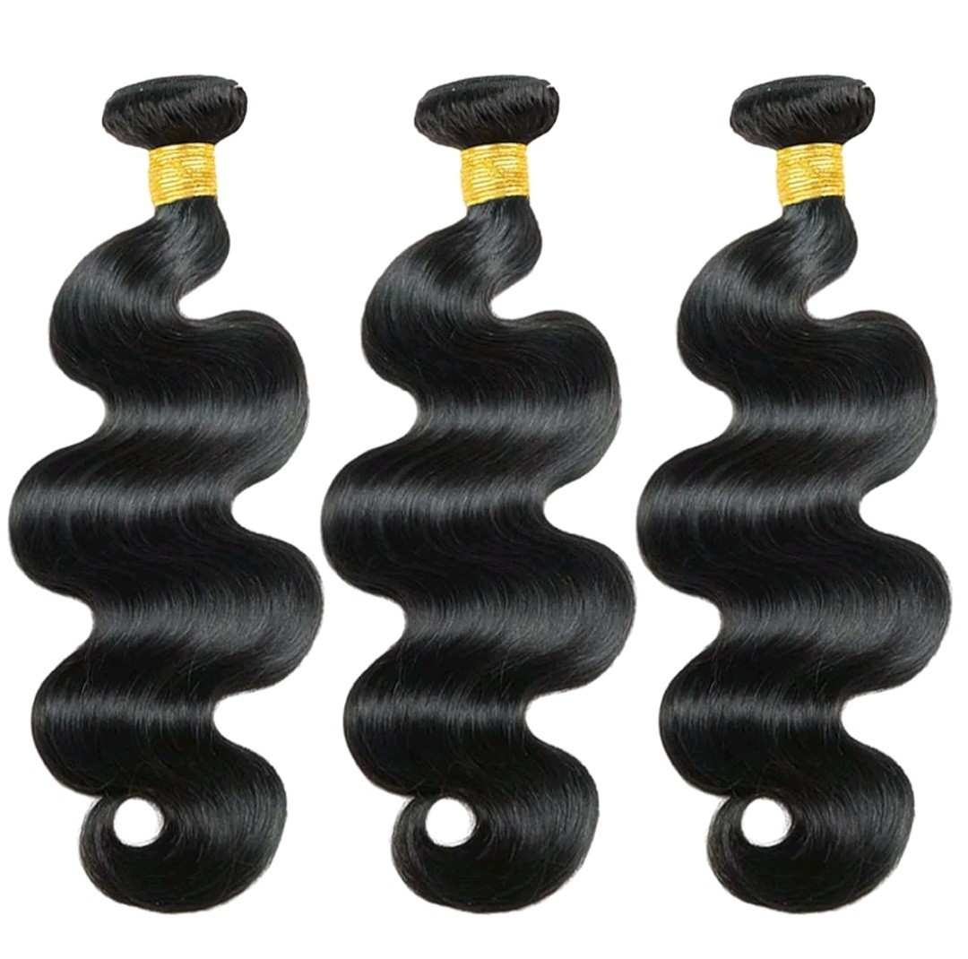 12A PERUVIAN VIRGIN HUMAN HAIR BODY WAVES 20+20+20&20INCHE 4X4 CLOSURE 350g 1B#