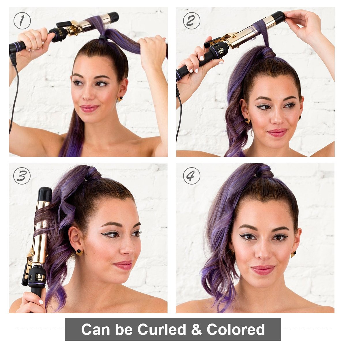 Ponytail Extension Claw Clip Long Thick Natural Remy Human Hair Multi Colors