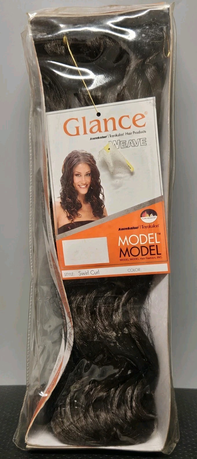 Model Model Hair Fashion Weave Swirl Curl Color 4 **Rips In Plastic Packaging**