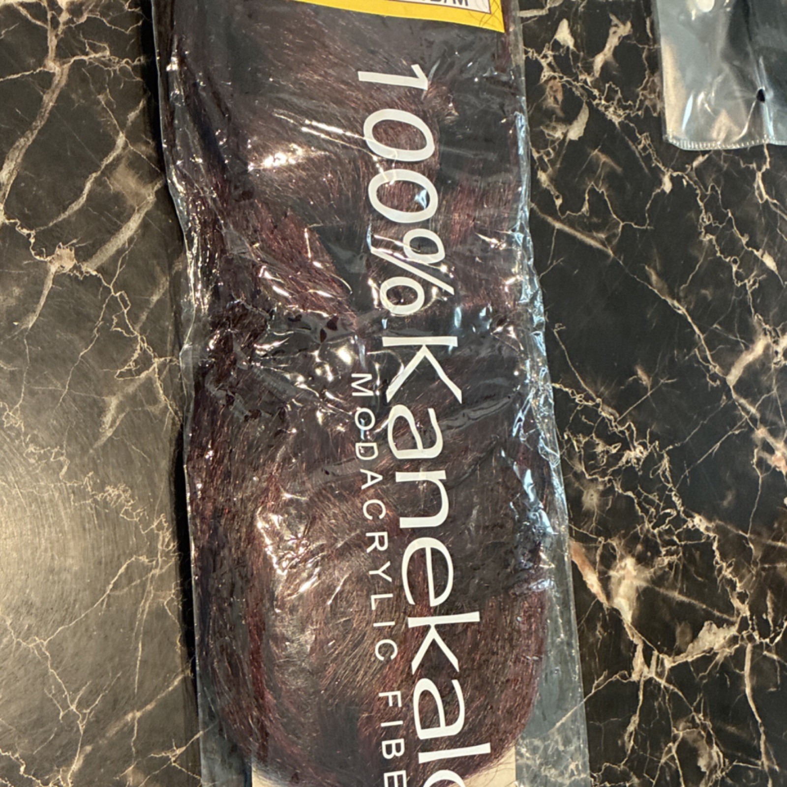 Black ‘n Gold Braid Hair Extension 1B/M Shade, Flame Retardant, Hypoallergenic