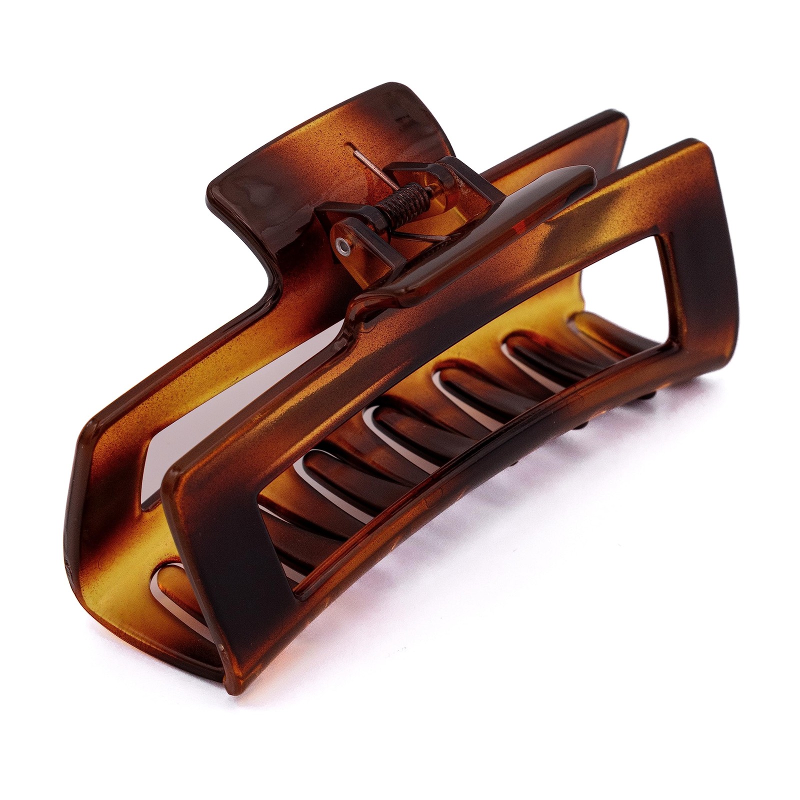BELLEFIXE Large Tortoise Shell Premium Large, Tan Black Brown