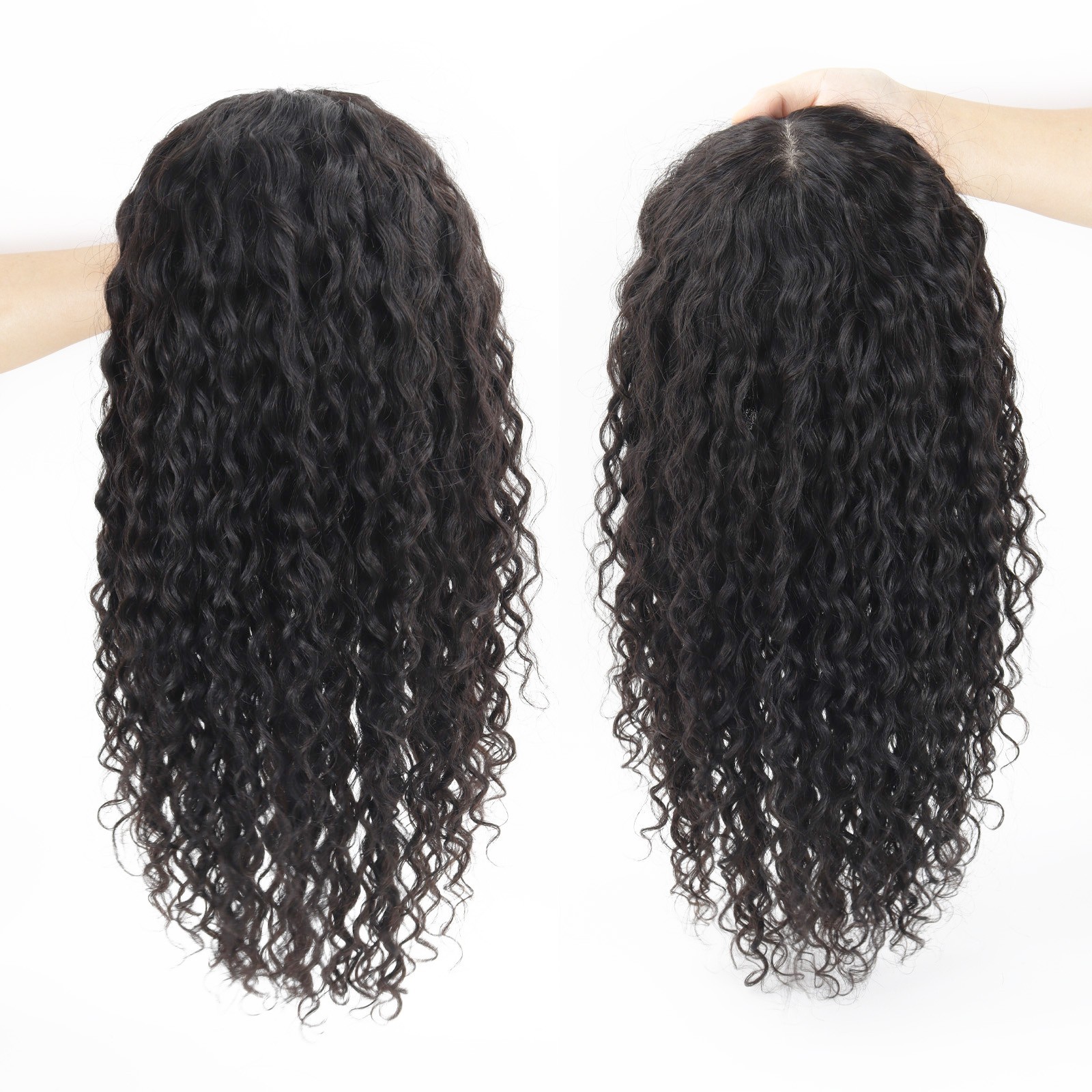 Curly 6×6 Silk Top Remy Human Hair Wig for Women Natural Breathable Wig