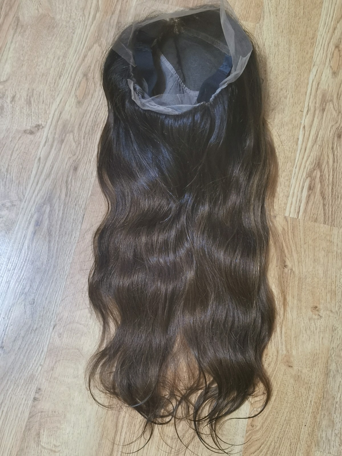 Quality European Full Lace Brown Human Hair wig 24″ New