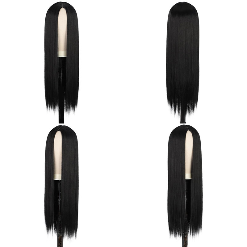 Ymiko Long Straight Wig Middle Part Design For Women Suitable For Everyday Wear