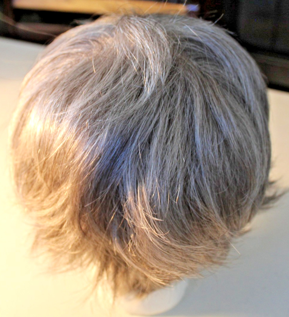 Millie Noriko Wig by Aderans Silver Stone Hair Piece Made in Japan 1655
