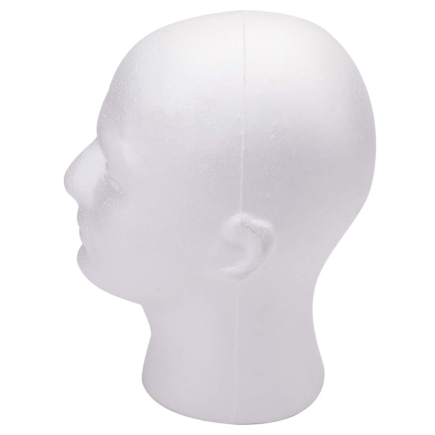 Foraineam 2 Pack Male Foam Head 11 Inch Man 2 Count (Pack of 1), White