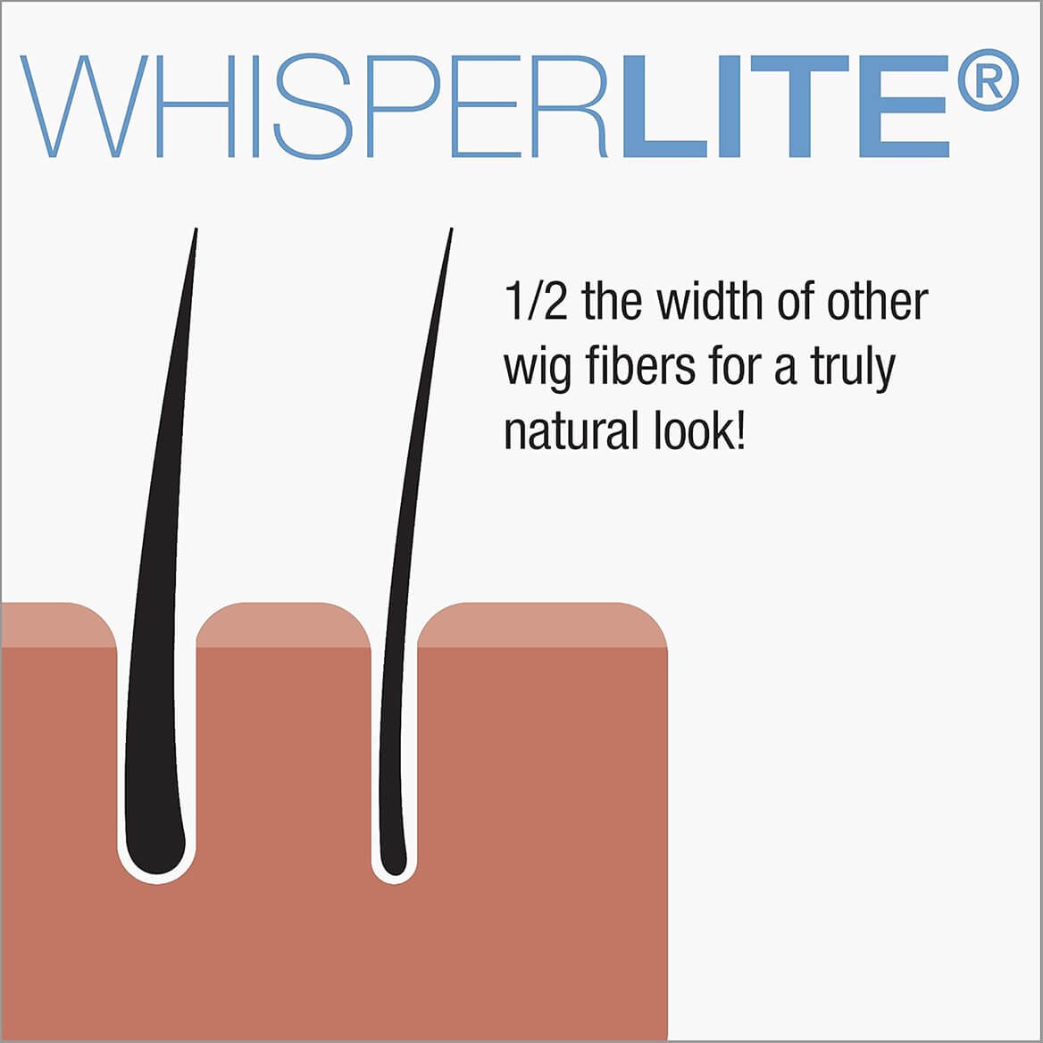 Paula Young® WhisperLite® Lavender Wig, Iced Java, Average