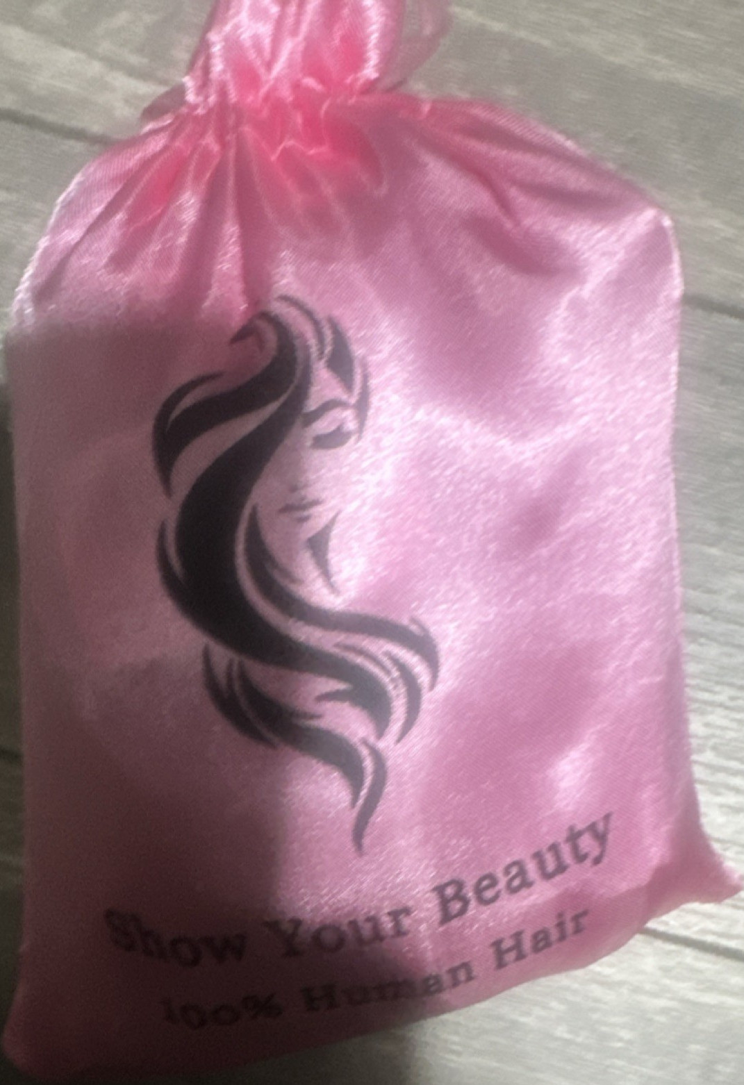 Show Your Beauty 100% Human Hair Extension, Hair Origin: Human Hair, in Pink Bag
