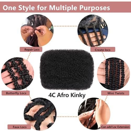 Afro Kinky Curly Braiding Bulk Hair For Mini 16 Inch (Pack of 3) Honey Blonde#