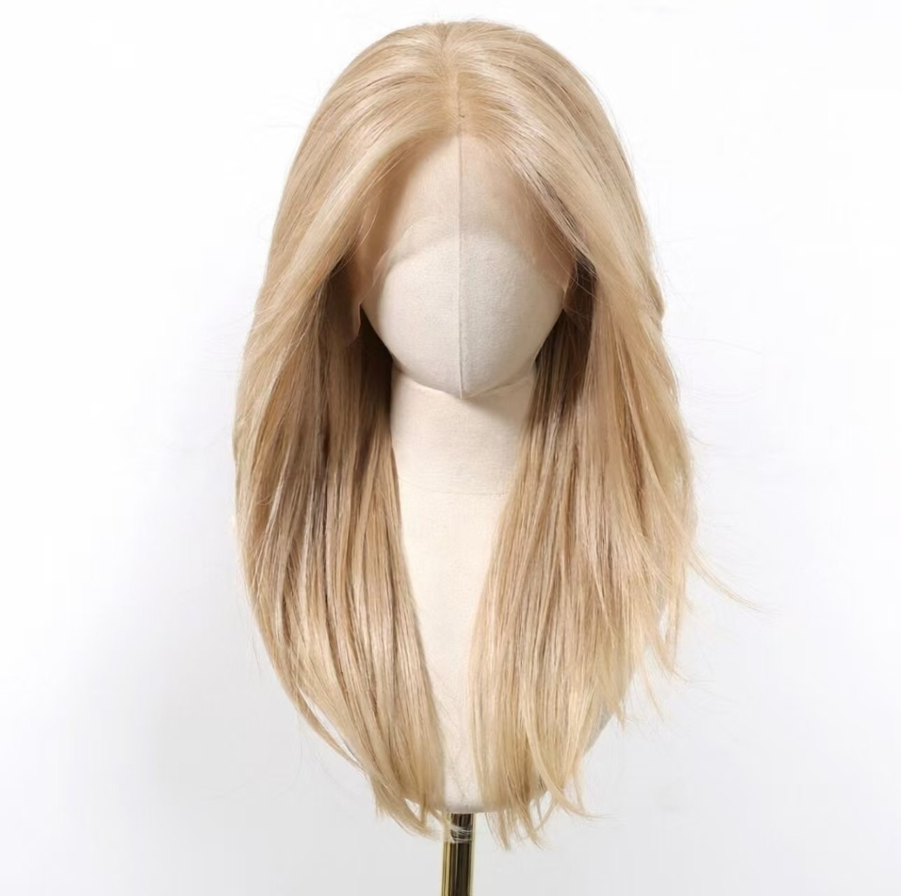 Blonde Wig 13×6 Hd Lace Front Wig For Women Layered Straight Wig Synthetic Hair