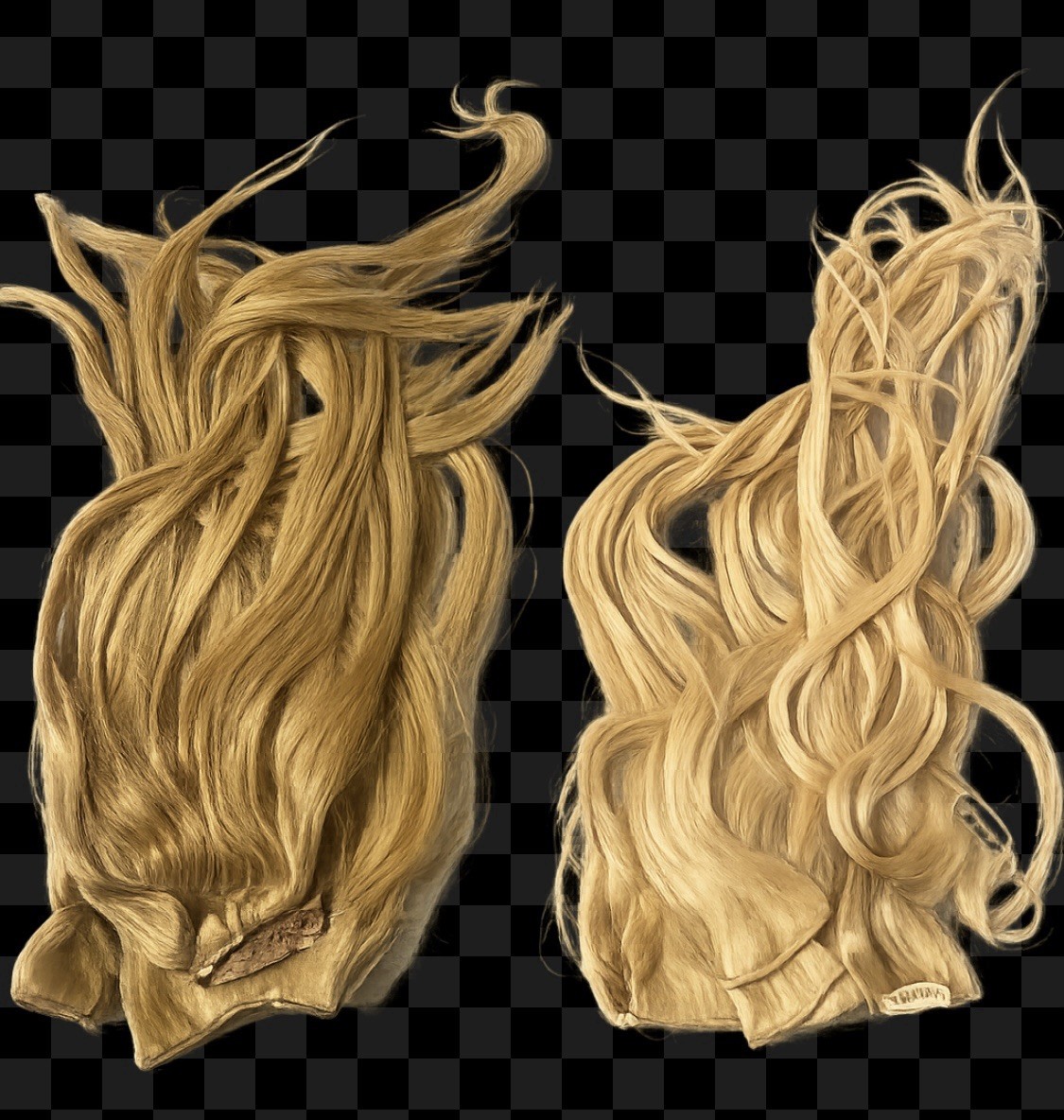 VP Fashion Remy Human Hair Wefts Extensions Blonde Two colors 10 pcs