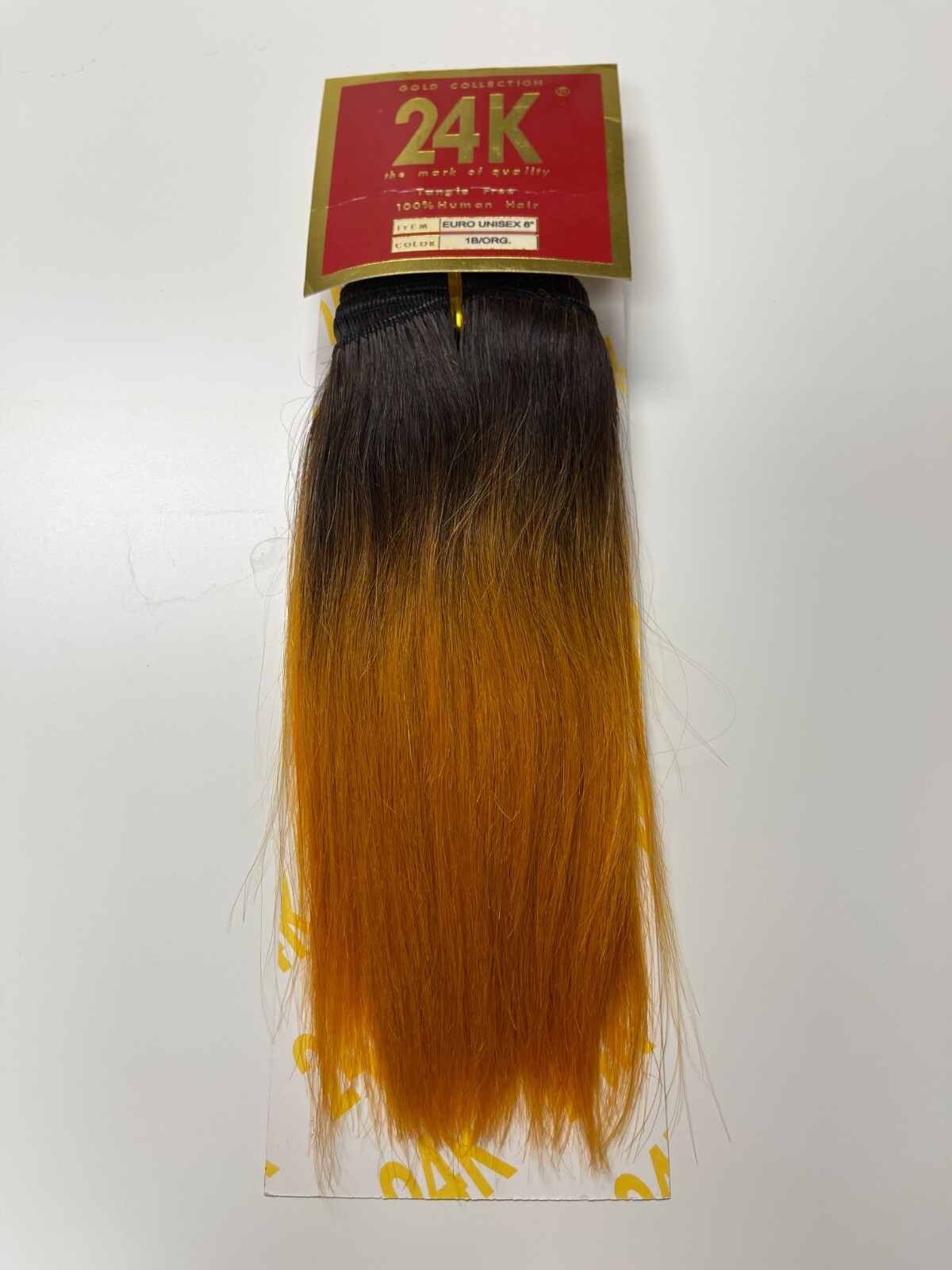 100% Human Hair Wig Tangle Free European 8” Straight Green Orange Purple Pink