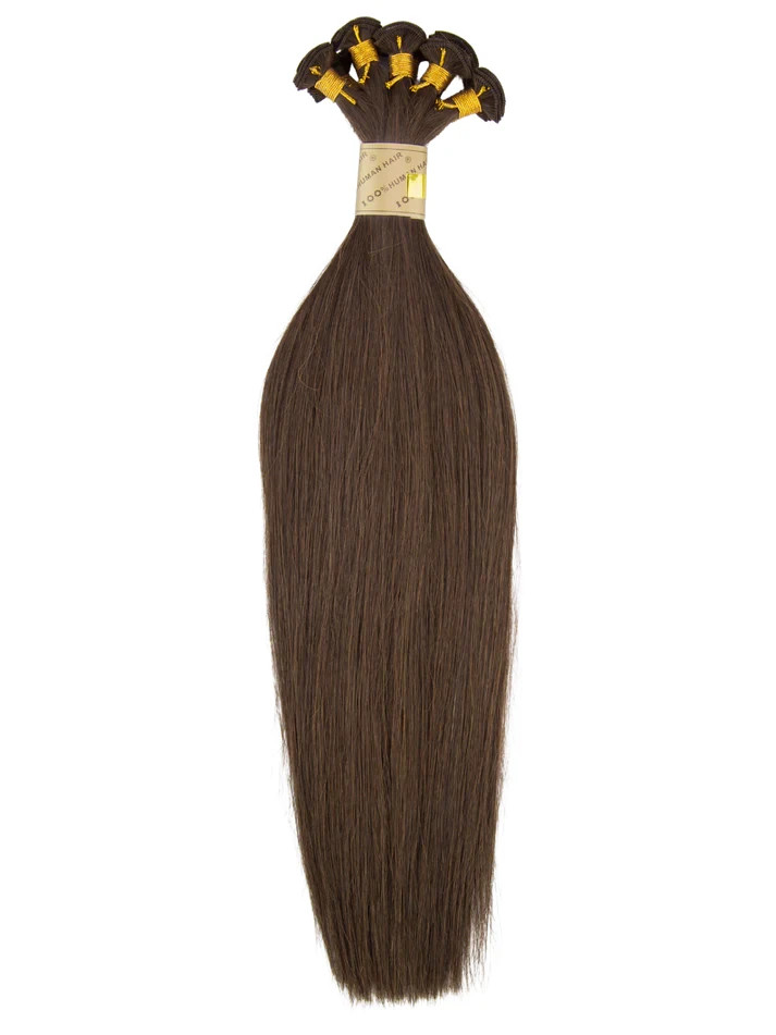 Bohyme Silky Straight Remi Human Hair 16″ Machine Tied Weft Color 4.