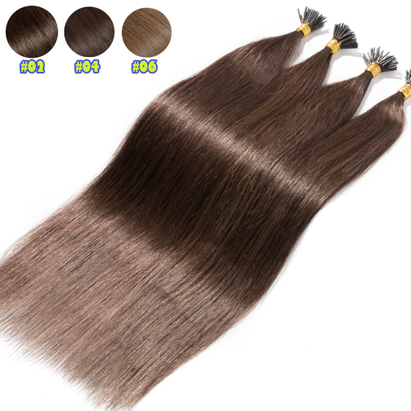 Indian/Russian Remy Stick I Tip Human Hair Extensions Remy Micro Ring THICK 150G