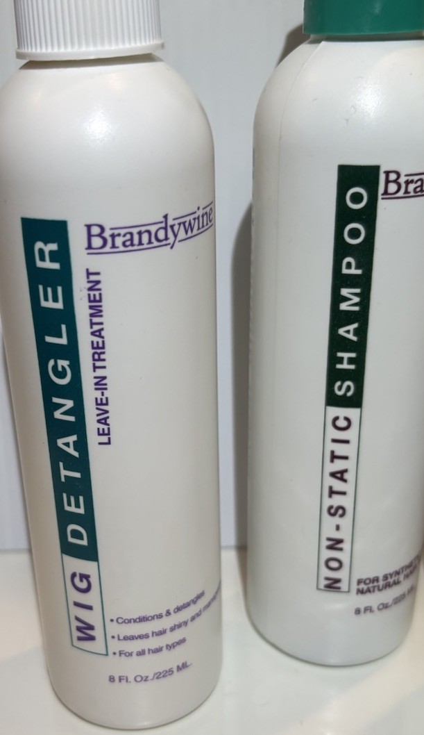 Brandywine Lot Wig Detangler Non-static Shampoo Revitalizing Conditioner X2 8oz