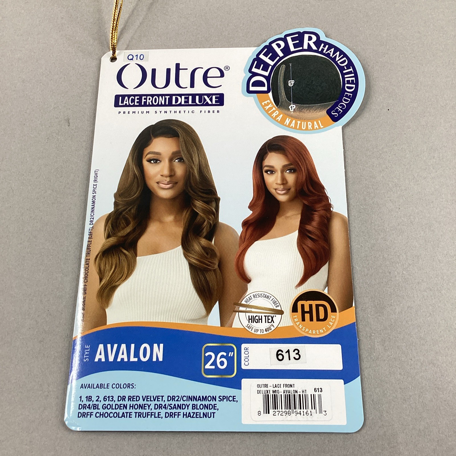 Avalon Straight #613 Platinum Blonde Premium Synthetic Lace Front Deluxe Wig