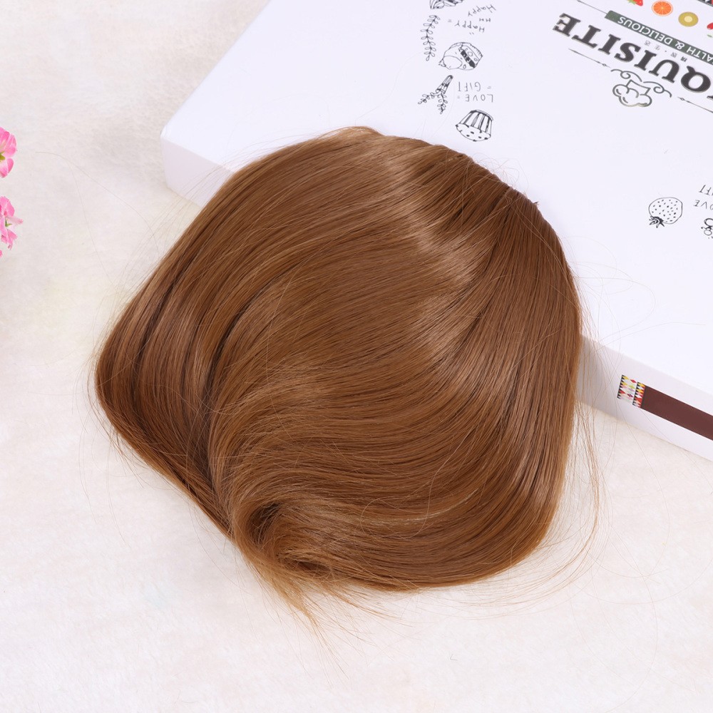 High Temperature Synthetic Fiber Clip in Bangs Front Hair Fringe Hair Extensions