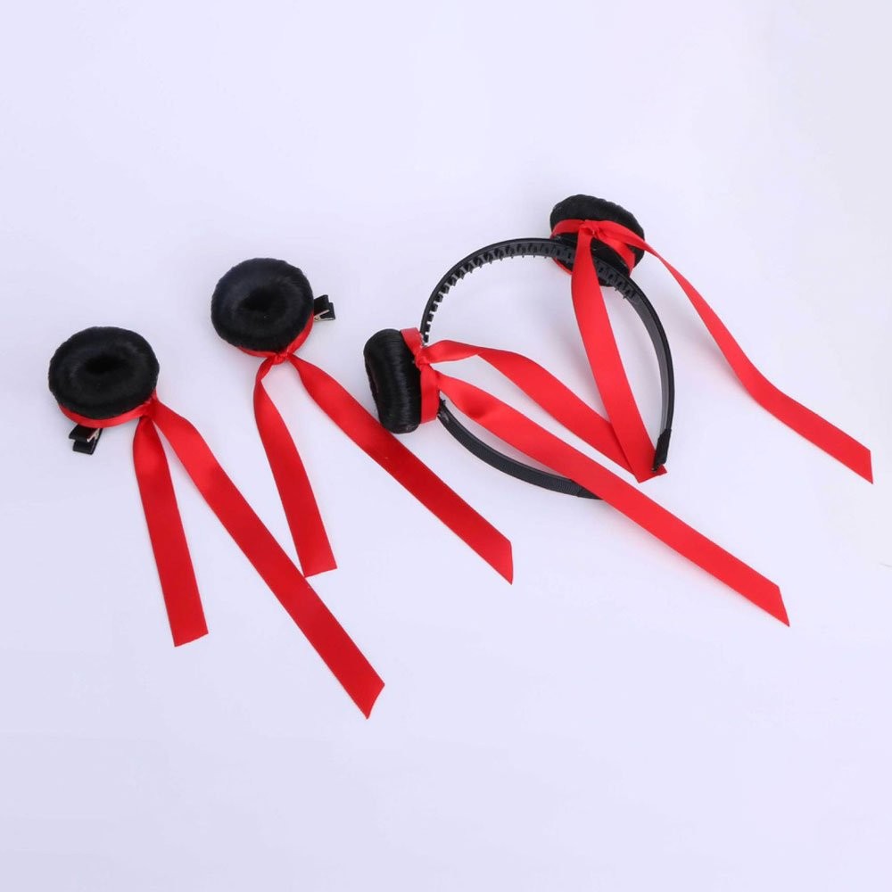 Nezha Hair Band Hairpin Wig Ball Hair Accessories JQ
