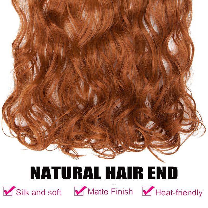 100% Natural Real as Human Wire in Hair Extensions Invisible Nano Ring Clip in
