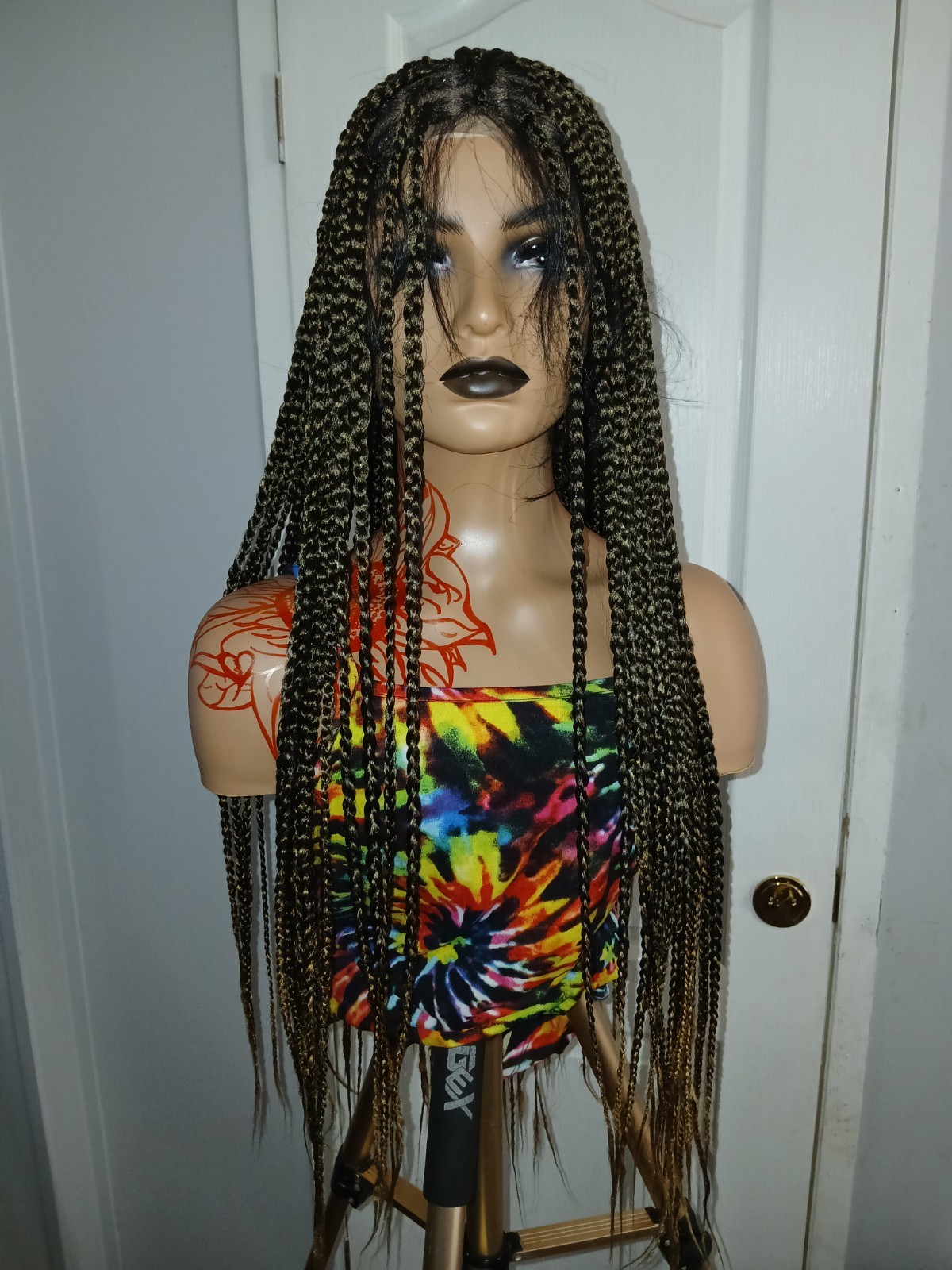 Full Lace| Braided Wig| Shipping | 52″
