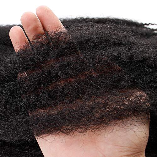 3 Packs Kinky Marley Braiding Hair for Twists 18 Inch 18 Inch (Pack of 3) #1B
