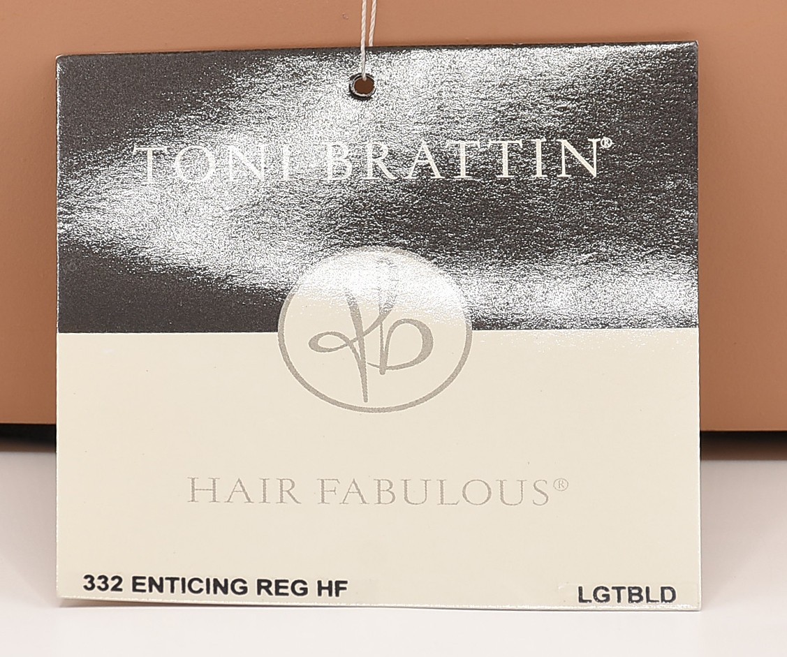 ENTICING Wig TONI BRATTIN, Light Blonde, CLEARANCE! Regular Size, Heat-Friendly