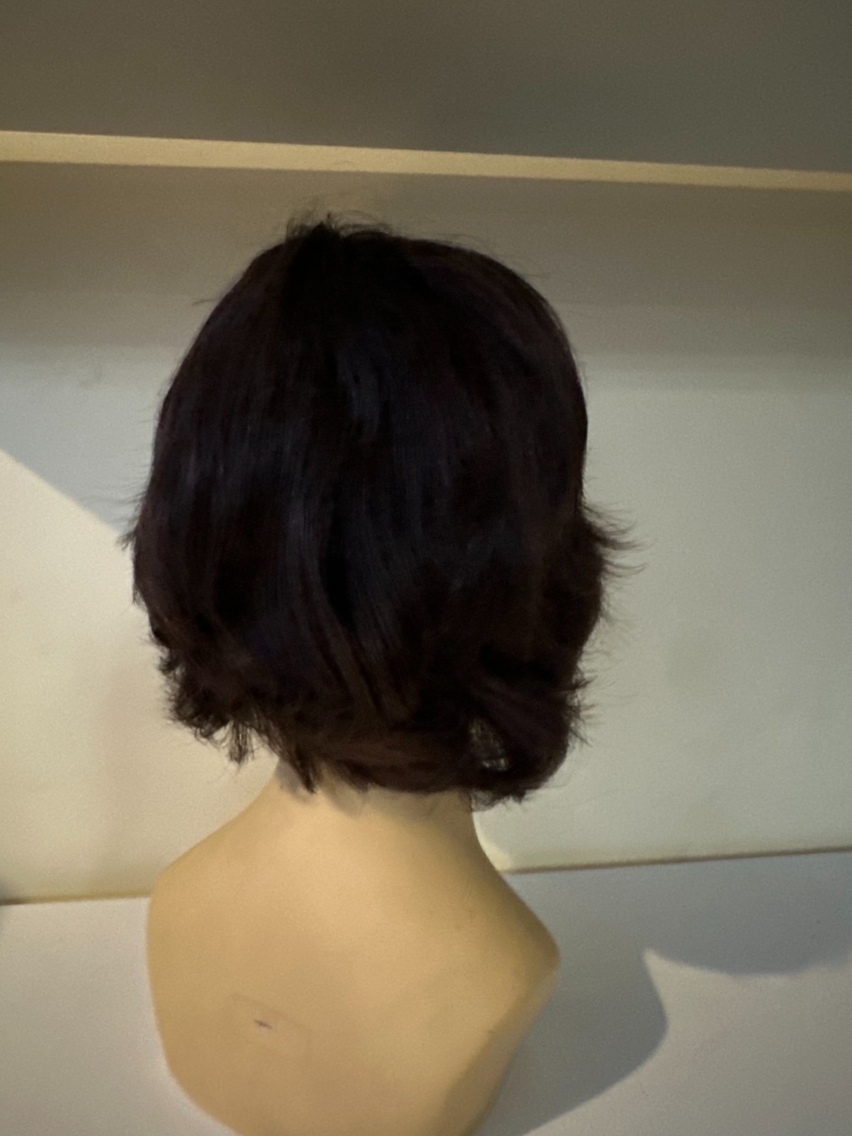 Boy Cut Wig Women’s Brown Synthetic Free Part Washable Fashion Tape-In SZ N226