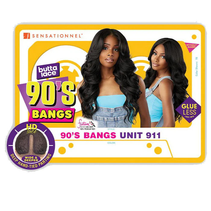 Sensationnel Butta Lace 90’s Bangs Glueless HD Lace Front Wig – UNIT 911