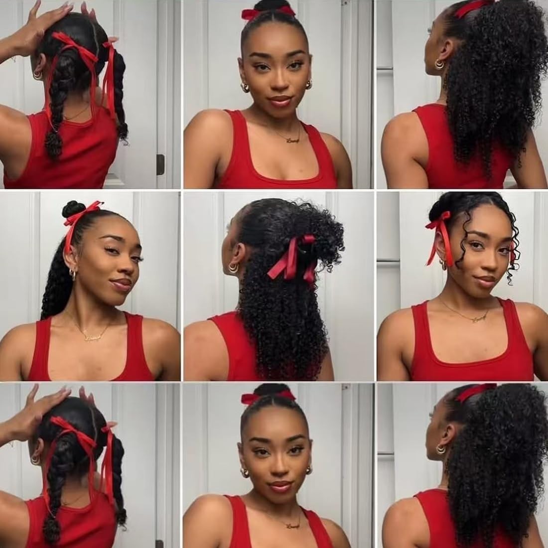 Peruvian KInky Curly 13×4 Lace Front Human Hair Wigs for Black Women Glueless