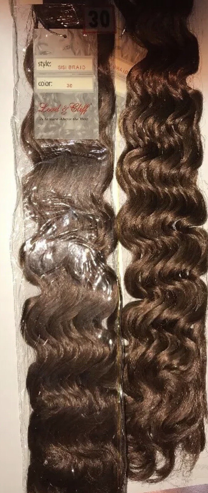 Lot Of 4- Lord & Cliff SiSi Braid Wavy Color 30 20” Toyokalon Fiber