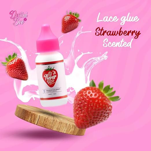 DESTINI BOO Lace Glue (Wigs and Hair) – Strawberry ( 20ml / 30ml / 40ml )