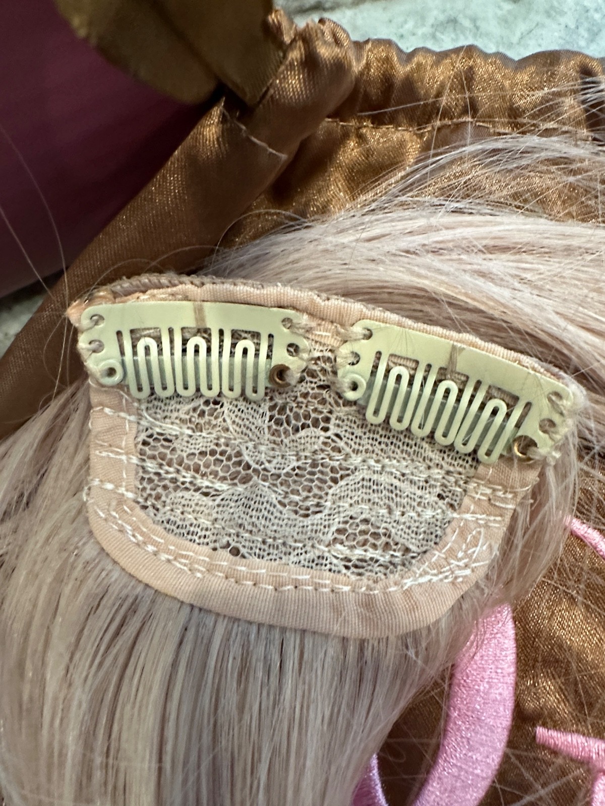 OG Ponytail Mini OG Beige Blonde 14″ 50g Human Hair Extension NIB Sold Out