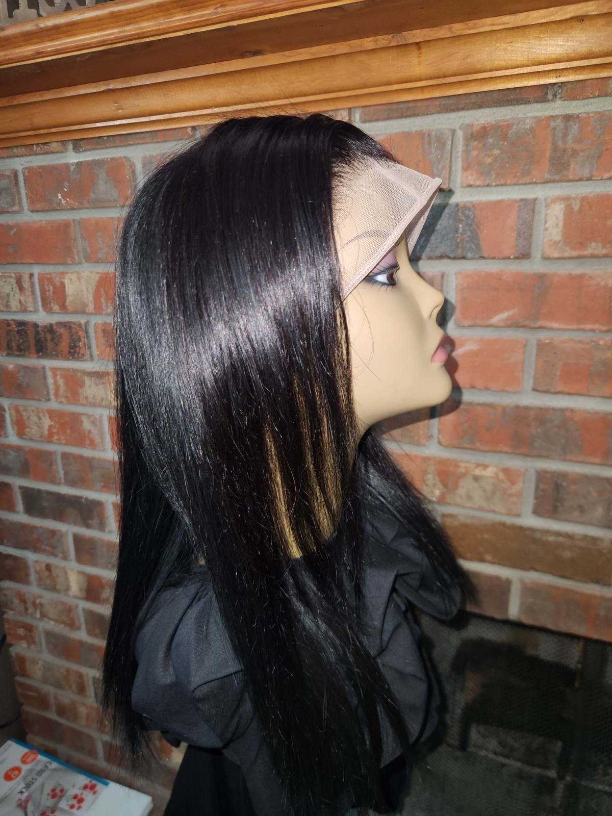 Pre-everything HUMAN BLEND Lace Front Wig Straight Women