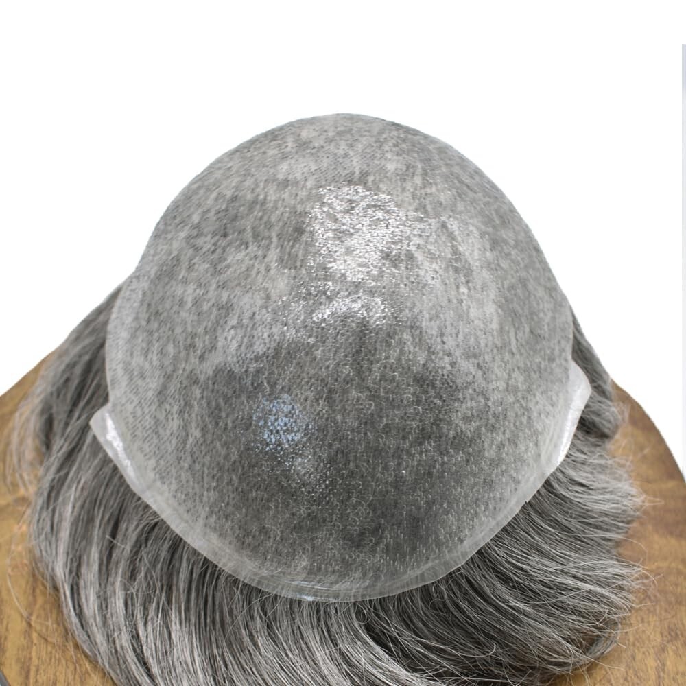 Mens Hair Replacement Ultra Thin Skin Toupee All Colors Hairpieces PU System US