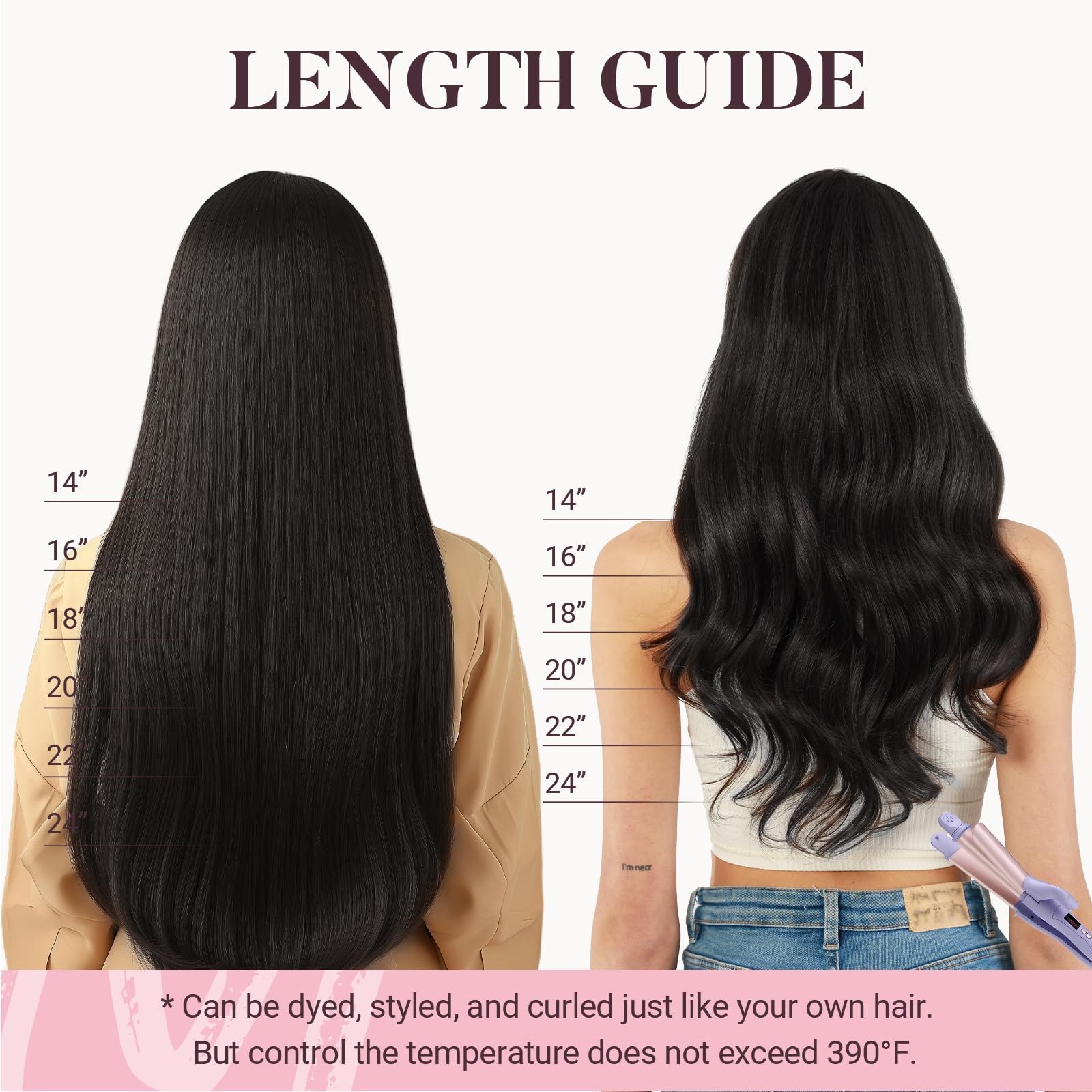 Maxita Sew In Hair Extensions Real Human Hair 16 Inch 80G Chocolate Brown Remy