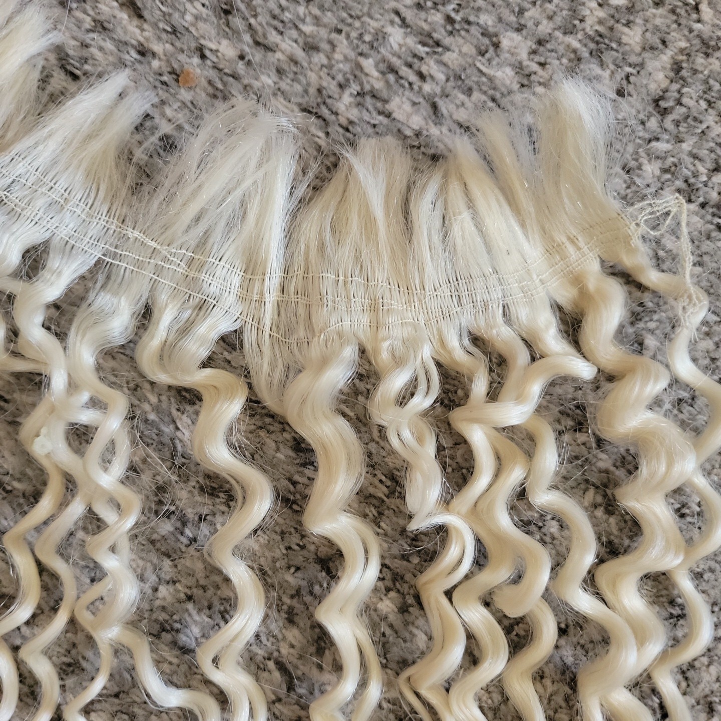 Synthetic Curl Crochet Hair Extension for Women Curly Blonde Braids