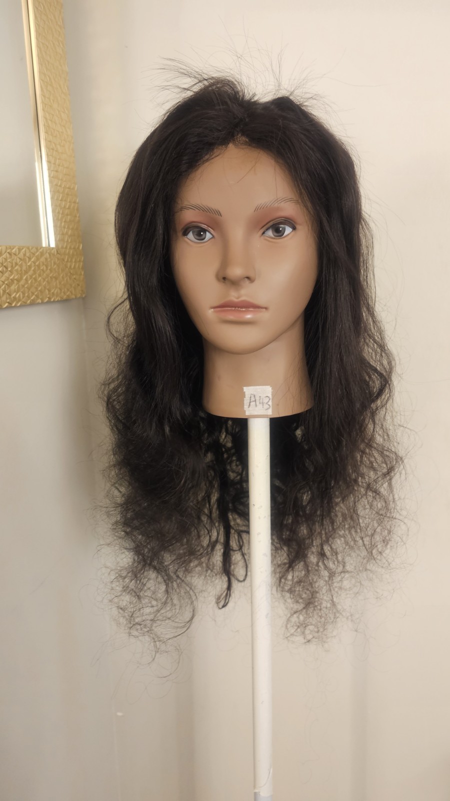 High Quality natural 28 ” straight 100% Virgin Human Hair Lace closure Wig.