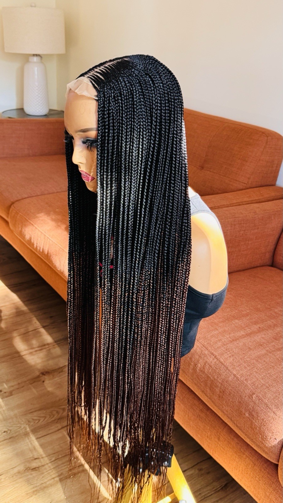 braided wig closure Easy Wear Ready To Ship